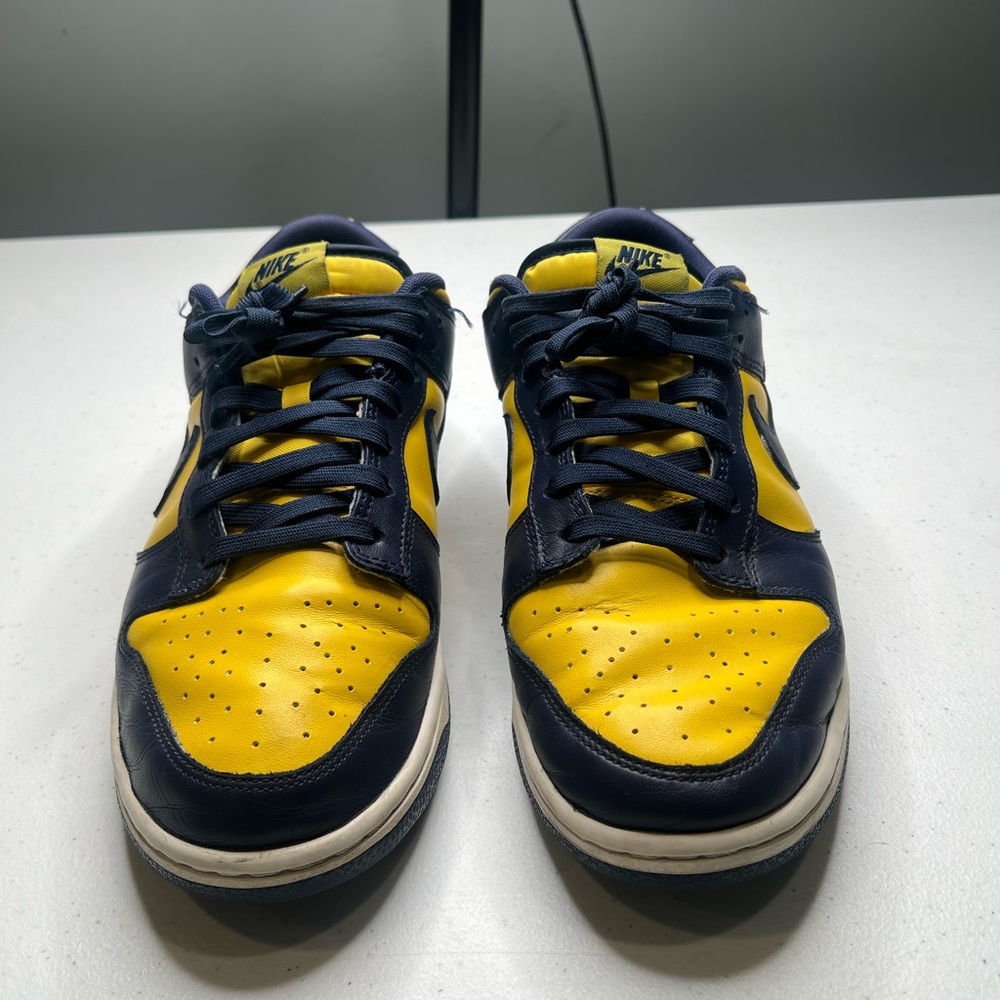 Nike Dunk Low (Michigan) Worn Couple Times Ok Condition Box✅